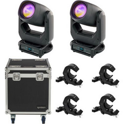Ignition Entertainment Parsifal 500 Tourpack 2in1 Φωτορυθμικό Προβολέας Beam LED DMX με Ρομποτική Κεφαλή Bundle
