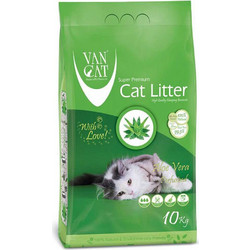 Van Cat Aloe Vera Άμμος Γάτας Μπετονίτης με Άρωμα Αλόη 11.8lt