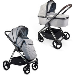 ibebe Ice Καρότσι Μωρού 2 σε 1 Grey Silver