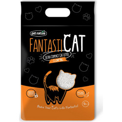 Pet Natura FantastiCat Άμμος Γάτας Μπετονίτης με Άρωμα Πορτοκάλι 10lt