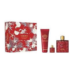 Versace Eros Flame Eau de Parfum 100ml + 5ml + Shower Gel 150ml