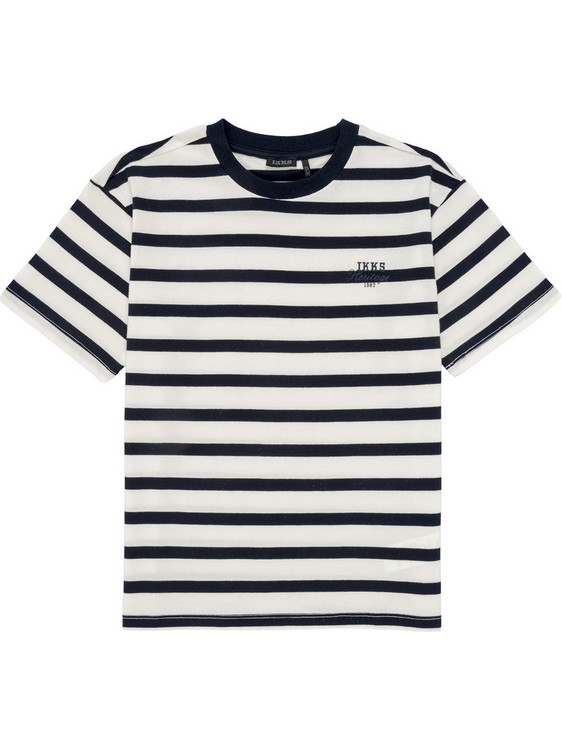 Ikks Παιδικό T-Shirt Κοντομάνικο Λευκό Μαύρο X210233-48