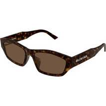 Balenciaga BB0448SK 002 Γυναικεία Γυαλιά Ηλίου Πολυγωνικά Κοκάλινα Ταρταρούγα με Καφέ Φακό