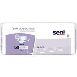 Seni Classic Plus XLarge Πάνες Ακράτειας 7 Σταγόνες 30τμχ