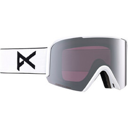 Anon Nesa 23950100-40 Μάσκα Σκι & Snowboard Ενηλίκων Λευκή με Φιμέ Φακό Μαύρο