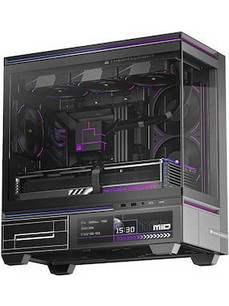 Thermalright TL-M10 Vision Black Gaming Micro Tower Κουτί Υπολογιστή RGB με Πλαϊνό Παράθυρο