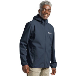 Jack Wolfskin Αθλητικό Ανδρικό Μπουφάν Χειμωνιάτικο Softshell Αδιάβροχο Αντιανεμικό Navy Μπλε 1307471-C0412