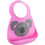Make my day Koala Αδιάβροχη Σαλιάρα Σιλικόνης με Κουμπί & Τσέπη 6m+ Φούξια