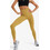 Roxy Heart Into It Γυναικείο Κολάν 7/8 Ψηλόμεσο Κίτρινο ERJNP03690-TMG0