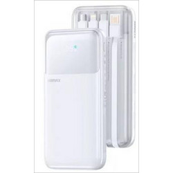 Remax FCP-1 Power Bank 10000mAh 22.5W με 2 Θύρες USB-A & Θύρα USB-C White