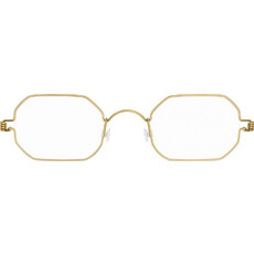 Lindberg RIM THEIS GT Γυναικείος Σκελετός Γυαλιών Οράσεως Μεταλλικός Χρυσός