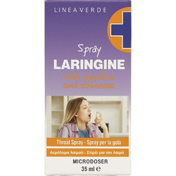 Linea Verde Laringine Σπρέι Λαιμού Πρόπολη & Εχινάκεια 35ml