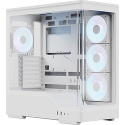 Aerocool P500A White Midi Tower Κουτί Υπολογιστή με Πλαϊνό Παράθυρο