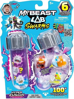 Giochi Preziosi Mr Beast Lab Swarms Hyper Fusion Lab Pack Σετ Φιγούρες Δράσης για 5+ Ετών