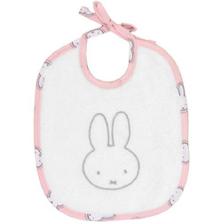 Miffy Des. 52 Σαλιάρα από 100% Βαμβάκι με Κορδόνι Ροζ