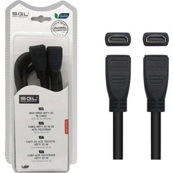 SGL Καλώδιο HDMI 1.4 HDMI Female to HDMI Female 1.5m Black