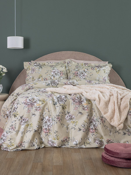 Palamaiki Σετ Σεντόνια Μονά Βαμβακοσατέν 170x270 Ivy IS813