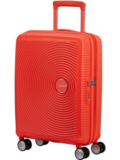 American Tourister Soundbox 88472-D963 Βαλίτσα Καμπίνας 55x40x20cm με 4 Ρόδες Πορτοκαλί