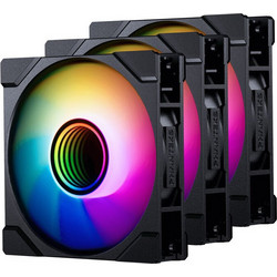 Phanteks M25G2-120 Reverse Case Fan 120mm ARGB με Σύνδεση 3-Pin 4-Pin PWM 3τμχ Black