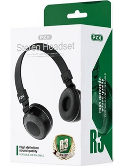 PZX R3 Ενσύρματα & Ασύρματα Bluetooth Ακουστικά On Ear Μαύρα