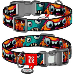 Waudog Toothed Monsters Κολάρο Σκύλου Πολύχρωμο 1x20-30cm