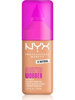 Nyx Make Em Wonder 12 Natural Liquid Make Up 30ml
