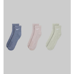 Nike Everyday Plus Ανδρικές Κάλτσες Κοντές Μπλε Μπεζ Πράσινο Mint 3Pack SX6890-933