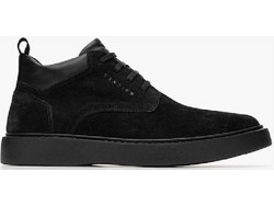 Kricket Ανδρικά Μποτάκια Suede Μαύρα 25X-1030B-34-1-634