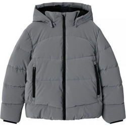 Name It Παιδικό Μπουφάν Χειμωνιάτικο Puffer Γκρι 13246873
