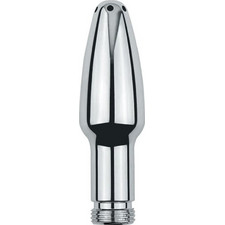 Kinksters Aluminum Enema Πρωκτική Σφήνα Ασημί