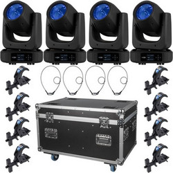 Showtec Xpression 2000B Φωτορυθμικό Προβολέας Beam LED DMX με Ρομποτική Κεφαλή RGB Bundle