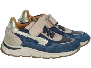GBB Παιδικά Sneakers Navy Μπλε Χρυσά Ροζ AM371-18