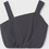 Mayoral Παιδικό Crop Top Αμάνικο Ανθρακί 25-06043-016