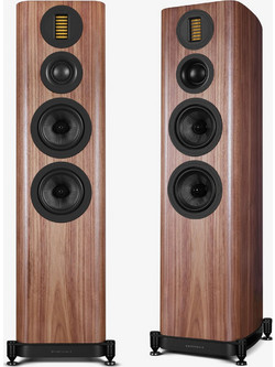 Wharfedale Evo 5.4 Ζεύγος Ηχείων Hi-Fi Δαπέδου 150W 3 Δρόμων Walnut