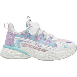 Fila Space 4 Memory Παιδικά Sneakers Λευκά Γαλάζια Λιλά 3YF61001-900