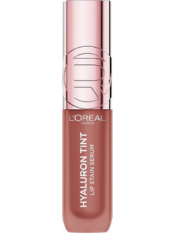 L'Oreal Paris Hyaluron Tint Lip Stain 485 Nude Espresso Satin Κραγιόν Liquid 5ml