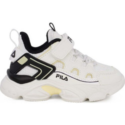 Fila Memory Spinel 3 Παιδικά Sneakers Λευκά Μαύρα 7YF33002-101