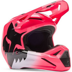 Fox Racing V1 Shield Pink Κράνος Μηχανής On / Off