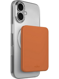 Puro PUFCBB40P2MAGORA17 Wireless Magsafe Power Bank 4200mAh με Θύρα USB-C Orange