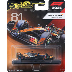 Mattel Hot Wheels Premium F1 2025 McLaren Formula 1 Team 81
