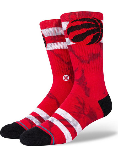 Stance Raptors Ανδρικές Κάλτσες Ψηλές με Σχέδια Κόκκινες A556C21RAP-RED