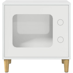 vidaXL Ξύλινo Σπιτάκι Γάτας 51x30x52cm Λευκό 8000657