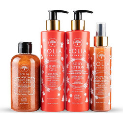 Eolia Melomakarono Shower Gel 250ml + Body Gel Oil Scrub 250ml + Body Lotion 250ml + Shimmer Mist 150ml