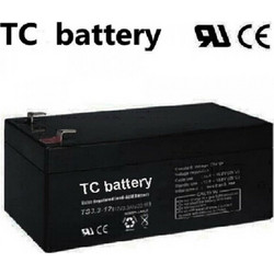 TC Battery TS3.3-12 Μπαταρία VRLA 12V 3.3Ah