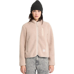 Volcom Wuzer Fuzzar Γυναικεία Ζακέτα Fleece Μακριά με Φερμουάρ Μπεζ B4832302-KST