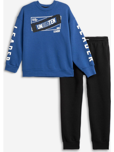 Funky Unbeaten Παιδικό Σετ Φόρμας Royal Blue Μαύρο 226-117129-1