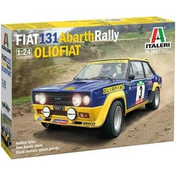 Italeri Fiat 131 Abarth Rally OlioFiat Συναρμολογούμενο Πλαστικό Μοντέλο Αυτοκίνητου 1:24