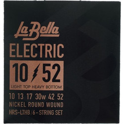 La Bella HRS-LTHB Σετ 6 Χορδές Ηλεκτρικής Κιθάρας Nickel Plated Steel 10-52" Mixed Tension