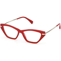 Max Mara MM5176V 092 Γυναικείος Σκελετός Γυαλιών Οράσεως Κοκάλινος Μεταλλικός Χρυσός Κόκκινος