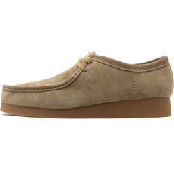 Clarks Wallabee Evo Ανδρικά Μοκασίνια Boat Shoes Καστόρινα Εκρού 26172821